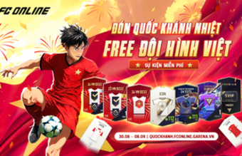 "FC Online Tri Ân Người Chơi: Miễn Phí Trọn Bộ Đội Hình Cầu Thủ Việt Nhân Ngày Quốc Khánh!"