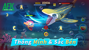 Fish Clash - Game casual sinh tồn Cá Lớn Nuốt Cá Bé, lấy cảm hứng từ Feeding Frenzy