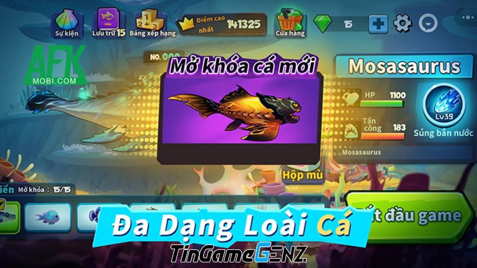 Fish Clash - Game casual sinh tồn Cá Lớn Nuốt Cá Bé, lấy cảm hứng từ Feeding Frenzy