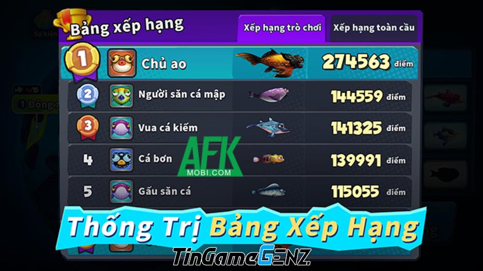 Fish Clash - Game casual sinh tồn Cá Lớn Nuốt Cá Bé, lấy cảm hứng từ Feeding Frenzy