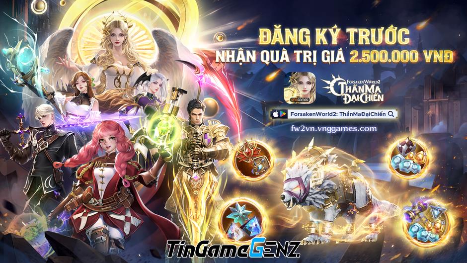 Forsaken World 2: Khai mở Closed Beta Test Thần Ma Đại Chiến