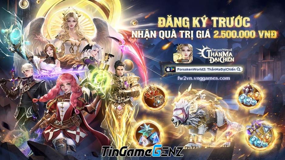 Forsaken World 2: Thần Ma Đại Chiến khai mở Closed Beta Test, đăng ký nhận ưu đãi hấp dẫn ngay!