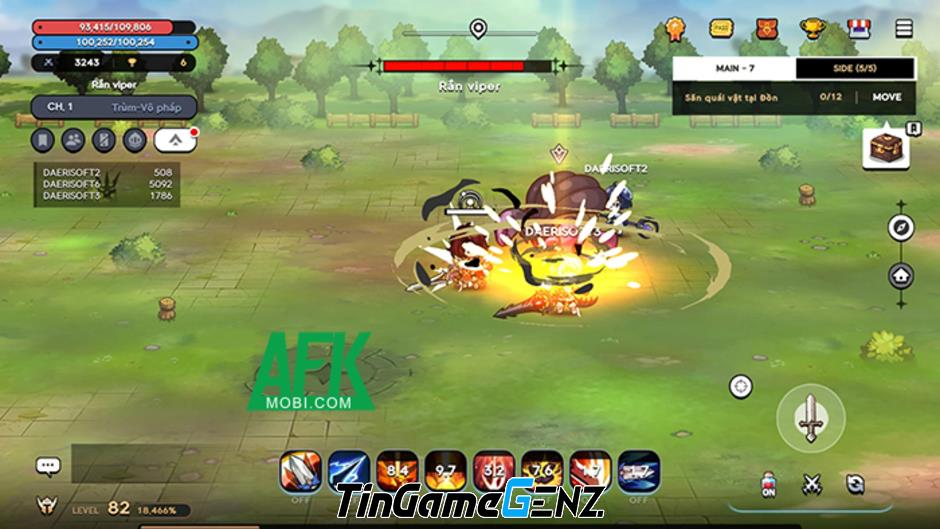 Game 25 Magic Knight Lane: Khám phá thế giới MMORPG 2D