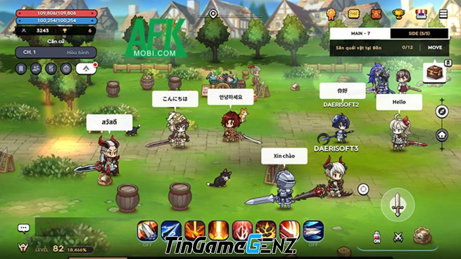 Game 25 Magic Knight Lane: Khám phá thế giới MMORPG 2D