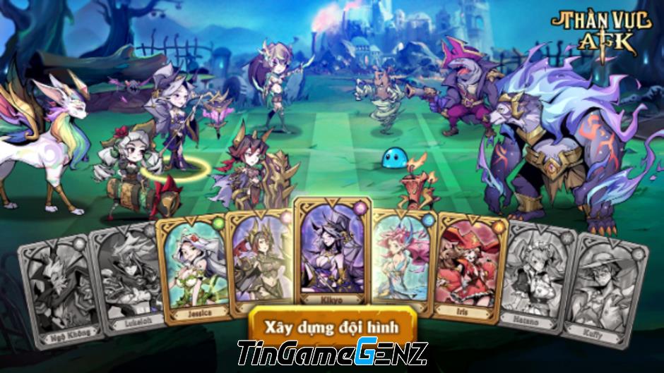 Game Anime mới với đồ họa Fantasy và lối chơi AFK độc đáo.