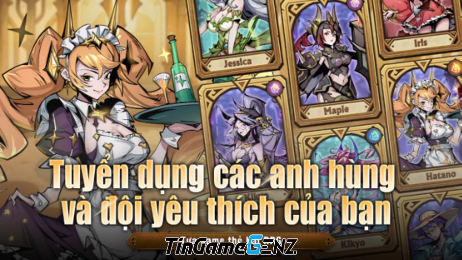 Game Anime mới với đồ họa Fantasy và lối chơi AFK độc đáo.