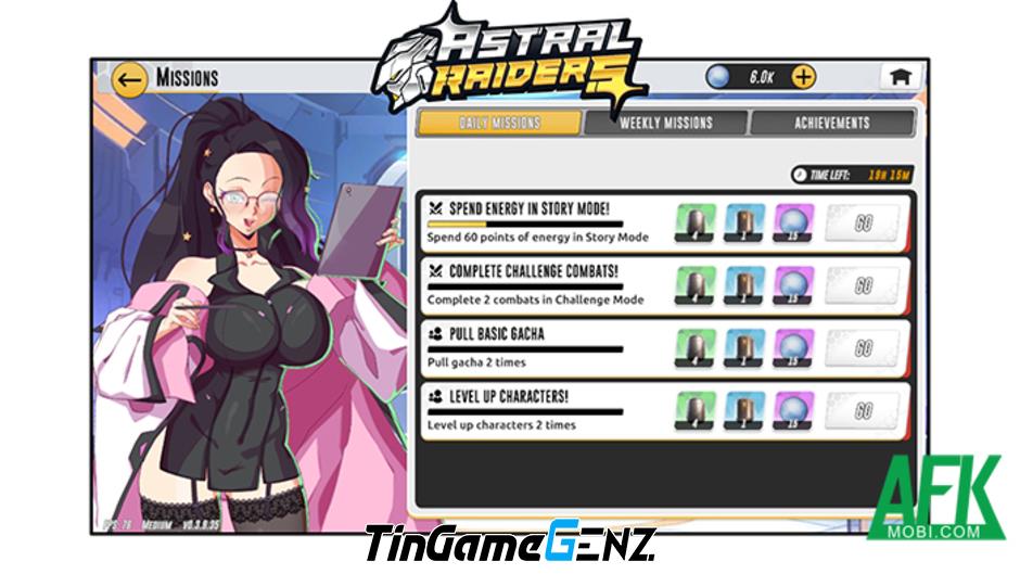 Game Astral Raiders: Tập hợp đội hình nữ waifu để điều khiển mecha