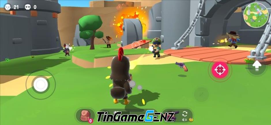 Game bắn súng Battle Guys : Royale mở thử nghiệm multiplayers