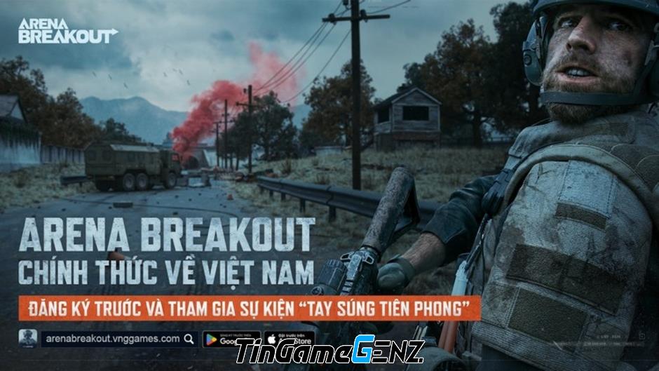 Game bắn súng FPS Arena Breakout của Tencent Games sẽ ra mắt tại Việt Nam