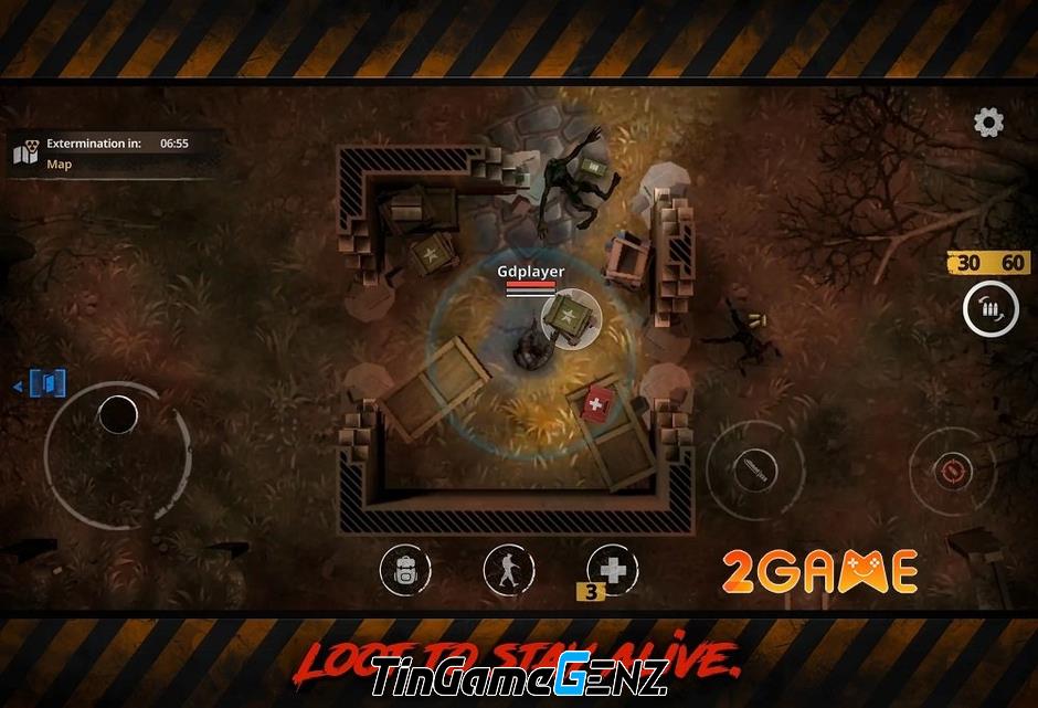 Game bắn súng góc nhìn từ trên xuống: Last Escape: Wasteland Warzone