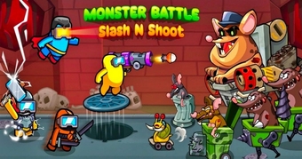 Game bắn súng vui nhộn Monster Battle: Slash N Shoot đã có trên Google Play Store