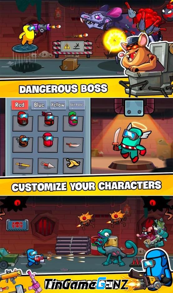 Game bắn súng vui nhộn Monster Battle: Slash N Shoot đã có trên Google Play Store