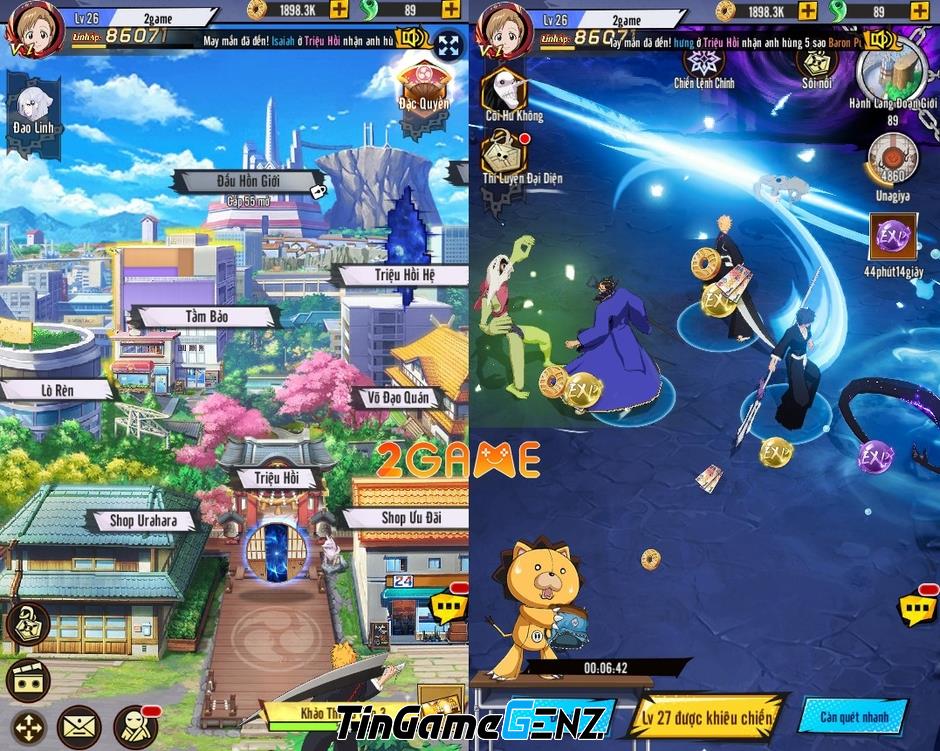 Game Bleach Trảm Hồn Đại Chiến Mobile: Phiên bản nguyên tác và chuẩn xác nhất