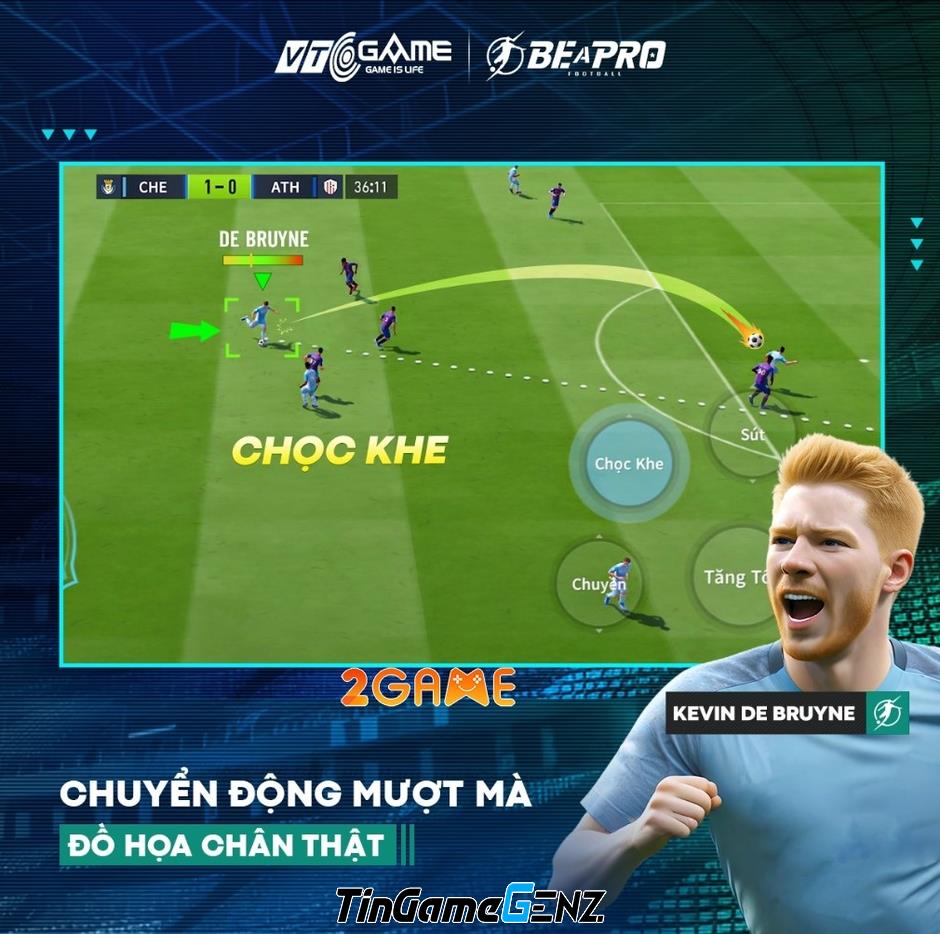 Game bóng đá Be a Pro Football sẽ được VTC phát hành tại Việt Nam