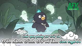 Game Boori’s Spooky Tales:Idle RPG - Trở thành pháp sư trừ tà với chú quạ ngộ nghĩnh