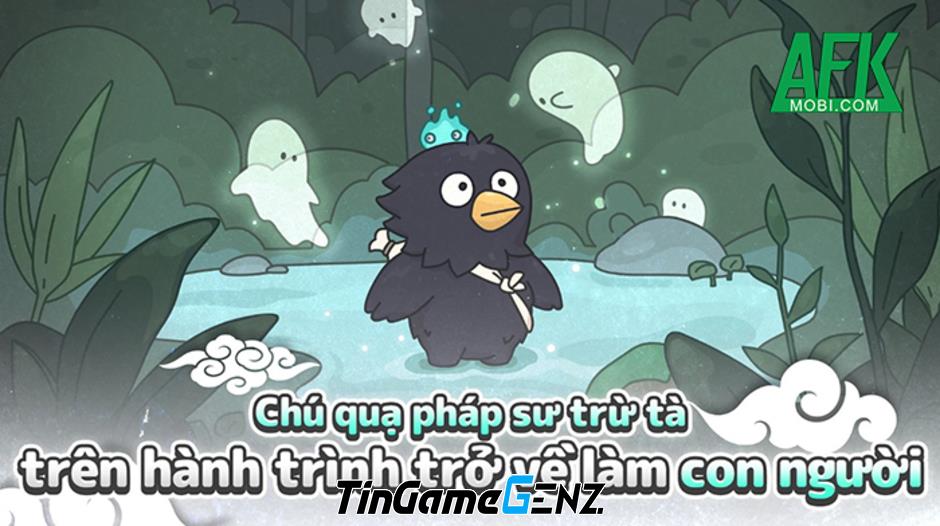 Game Boori’s Spooky Tales:Idle RPG - Trở thành pháp sư trừ tà với chú quạ ngộ nghĩnh