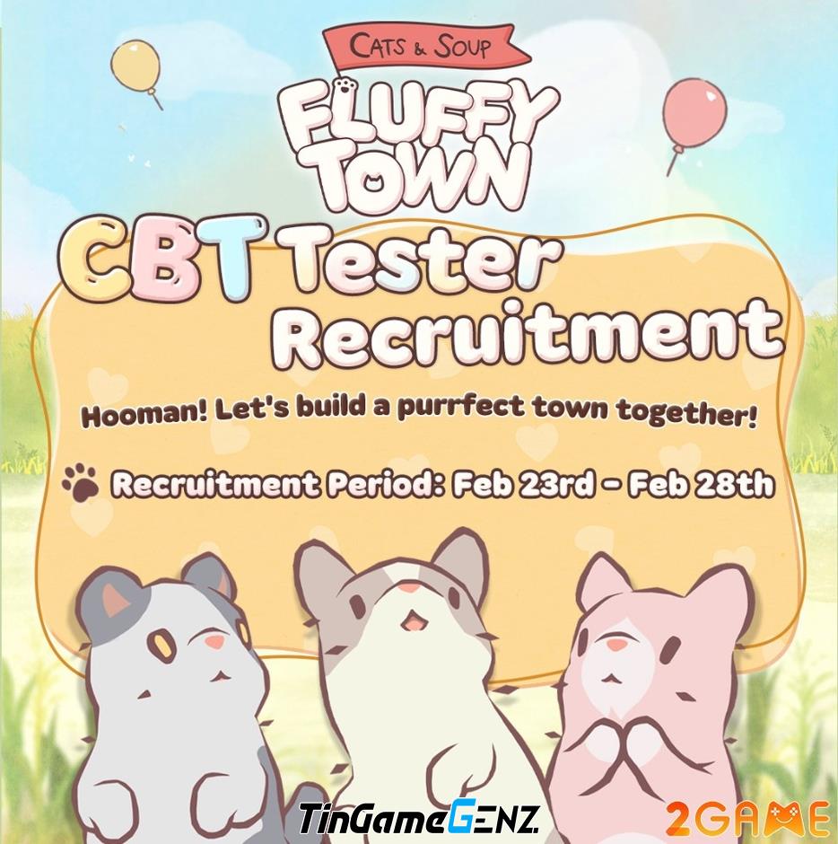 Game Cat & Soup: Fluffy Town - Phần tiếp theo của series game hot của Neowiz sắp ra mắt