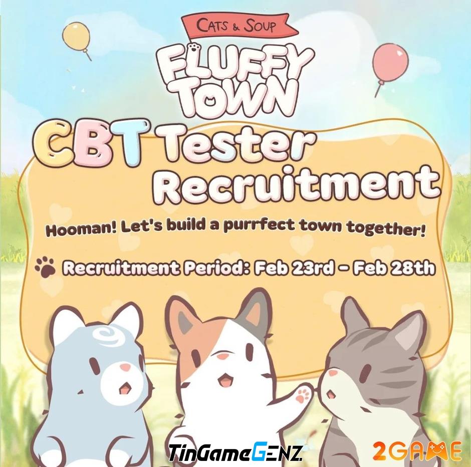 Game Cat & Soup: Fluffy Town - Phần tiếp theo của series game hot của Neowiz sắp ra mắt