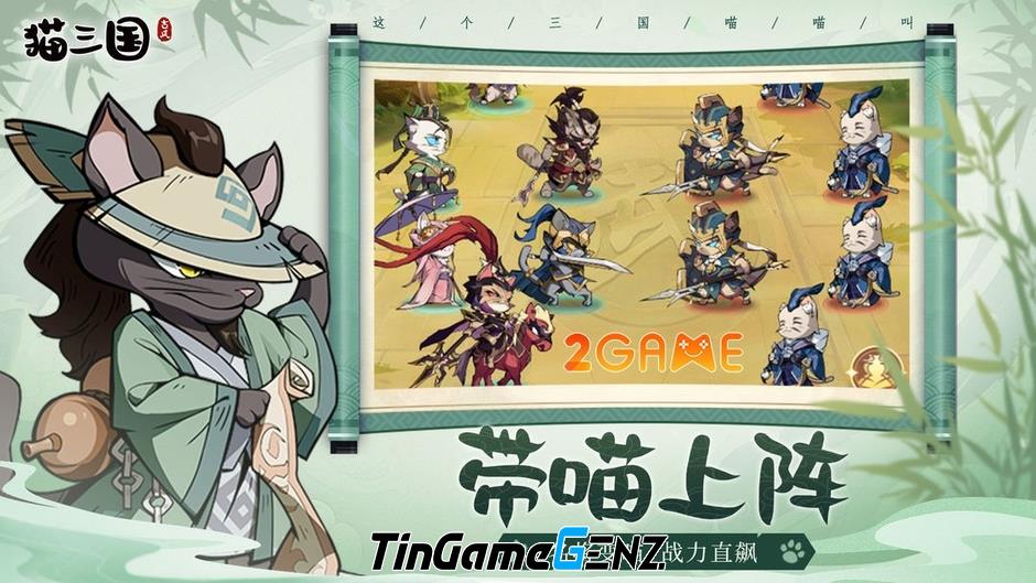 Game Cat Three Kingdoms biến cả thế giới thành Tam Quốc mèo