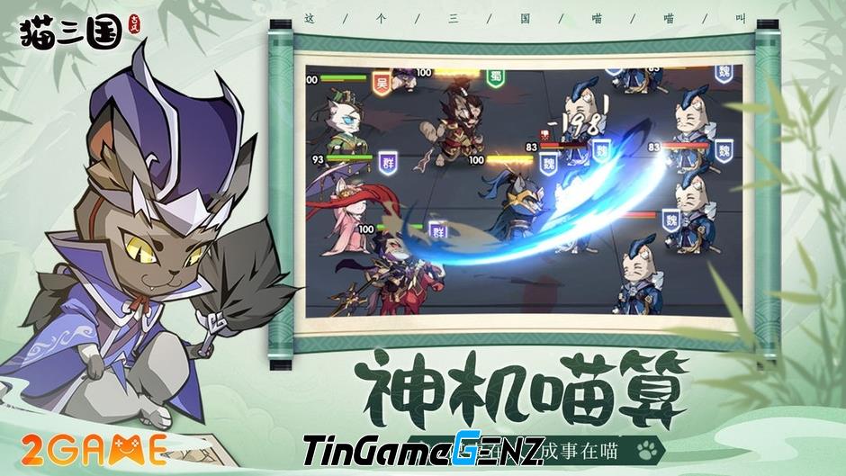 Game Cat Three Kingdoms biến cả thế giới thành Tam Quốc mèo