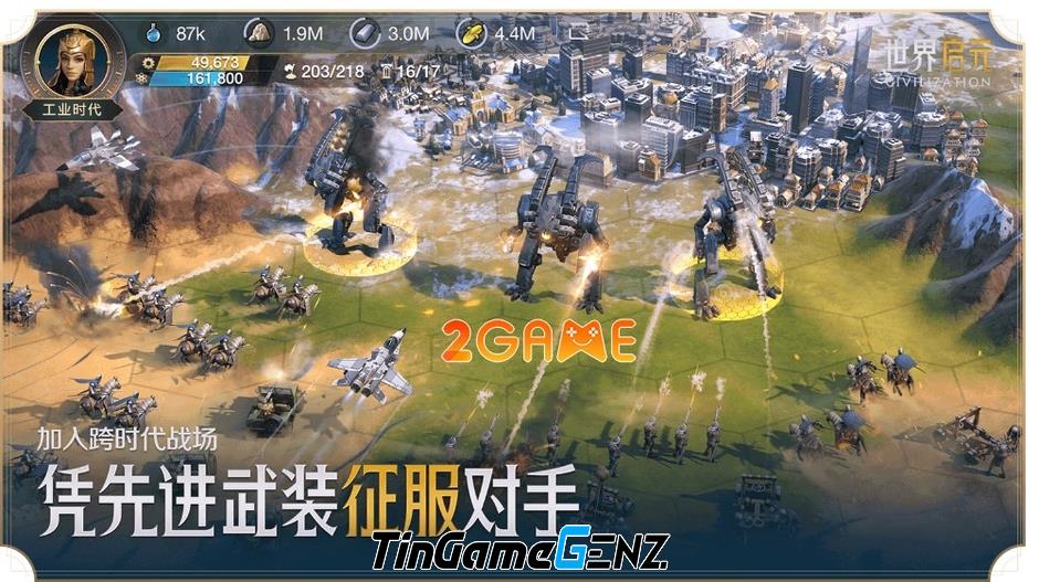 Game chiến lược World Qiyuan Civilization từ IP Civilization nổi tiếng