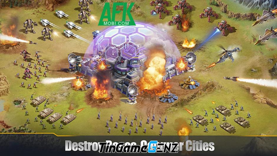 Game chiến thuật Age of Warpath: Global Warzone - Mô phỏng chiến tranh toàn cầu, hấp dẫn như Red Alert