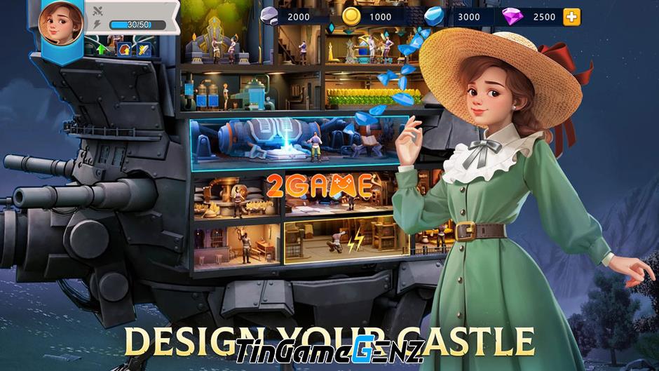 Game chiến thuật kết hợp phiêu lưu đậm chất fantasy: Moving Castle Survival