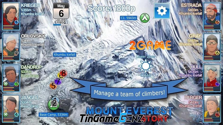 Game chiến thuật leo núi với cốt truyện hấp dẫn tại Mount Everest