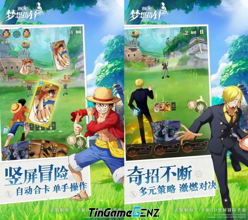 Game chiến thuật màn hình dọc One Piece Dream Pointer đã ra mắt