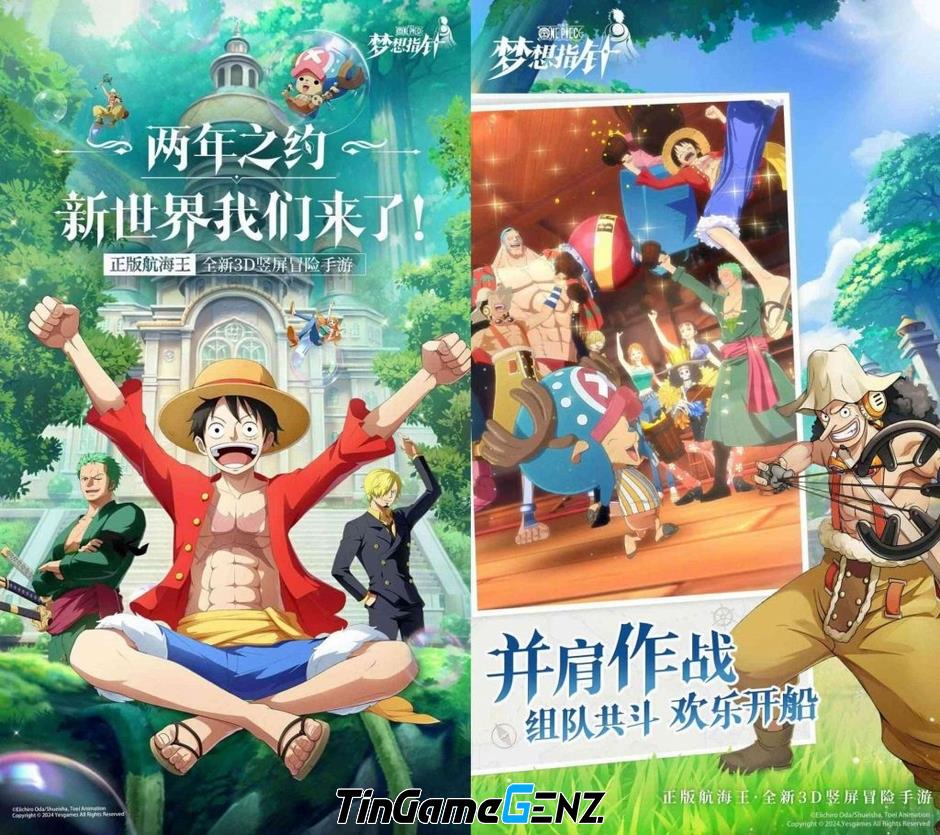 Game chiến thuật màn hình dọc One Piece Dream Pointer đã ra mắt