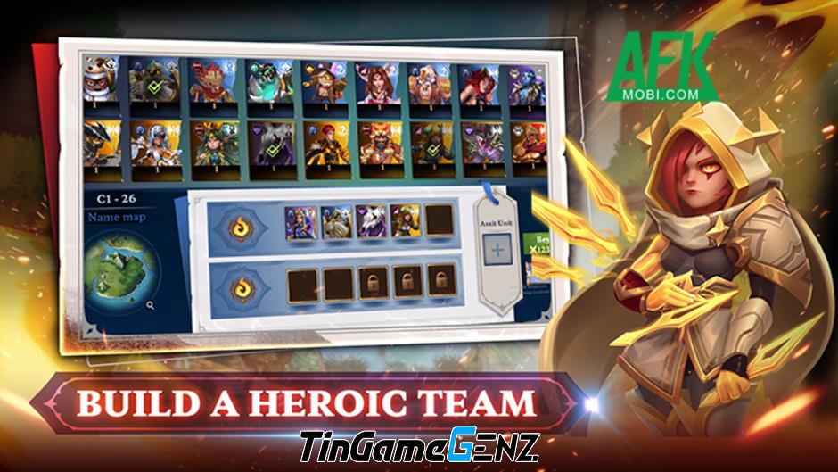 Game chiến thuật phòng thủ tháp Heroes Defense do người Việt phát triển