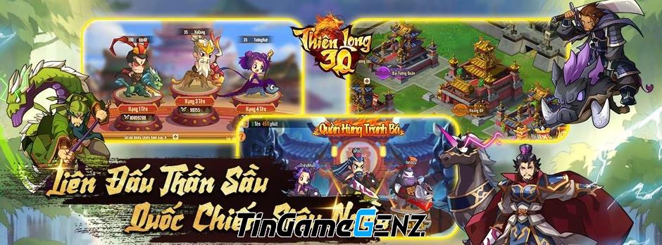 Game chiến thuật tam quốc phá cách Thiên Long 3Q