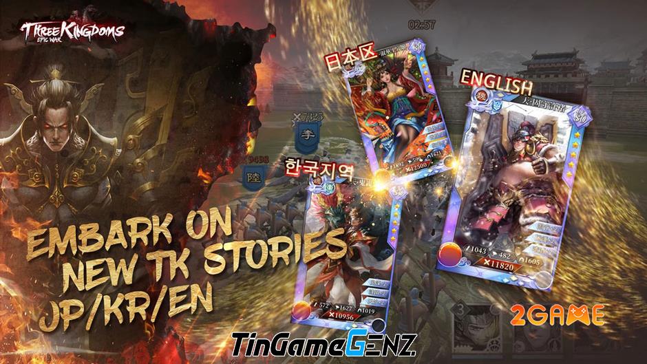 Game chiến thuật Tam Quốc - Three Kingdoms: Epic War cho trải nghiệm ấn tượng