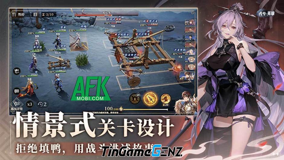 Game chiến thuật Tam Quốc với đồ họa anime đỉnh cao: Three Kingdom Heroes