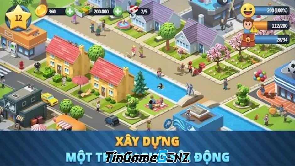 Game City Island 6: Building Life - Quản lý và xây dựng thành phố trên mobile