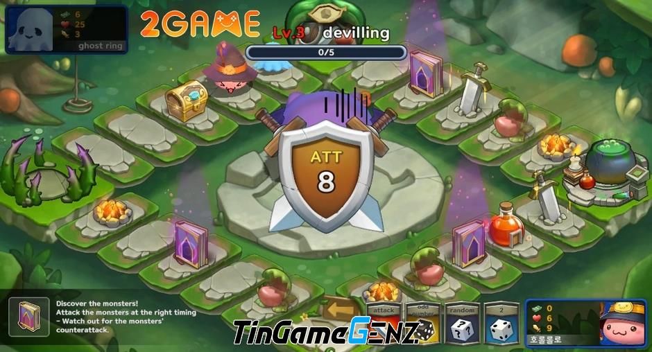 Game cờ tỷ phú Ragnarok - Ragmon Dice Adventure! phát hành bởi GRAVITY