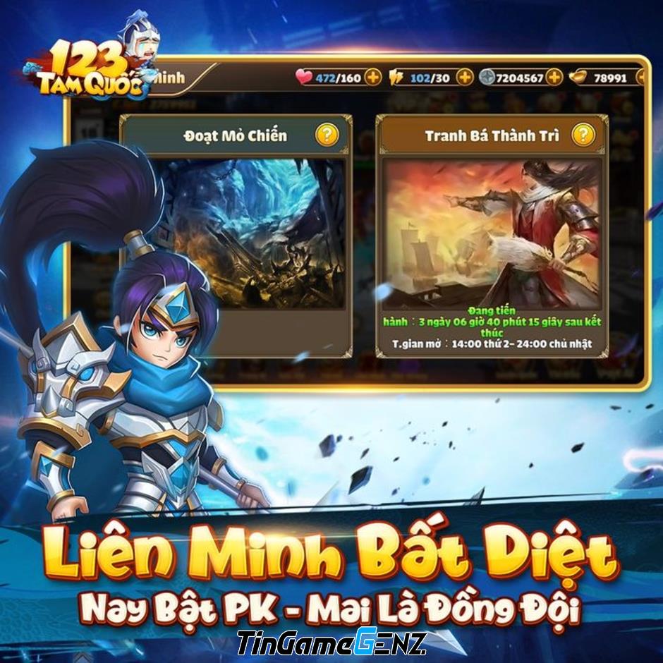 Game đấu tướng chiến thuật 123 Tam Quốc sắp ra mắt với tốc độ và chiến thắng nhanh chóng