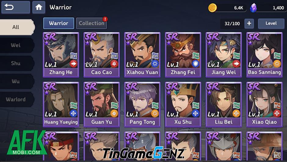 Game đấu tướng chiến thuật Three Kingdoms Tempest: Bối cảnh Tam Quốc quen thuộc