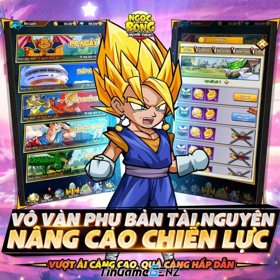 Game đấu tướng Dragon Ball - Ngọc Rồng Huyền Thoại sắp ra mắt