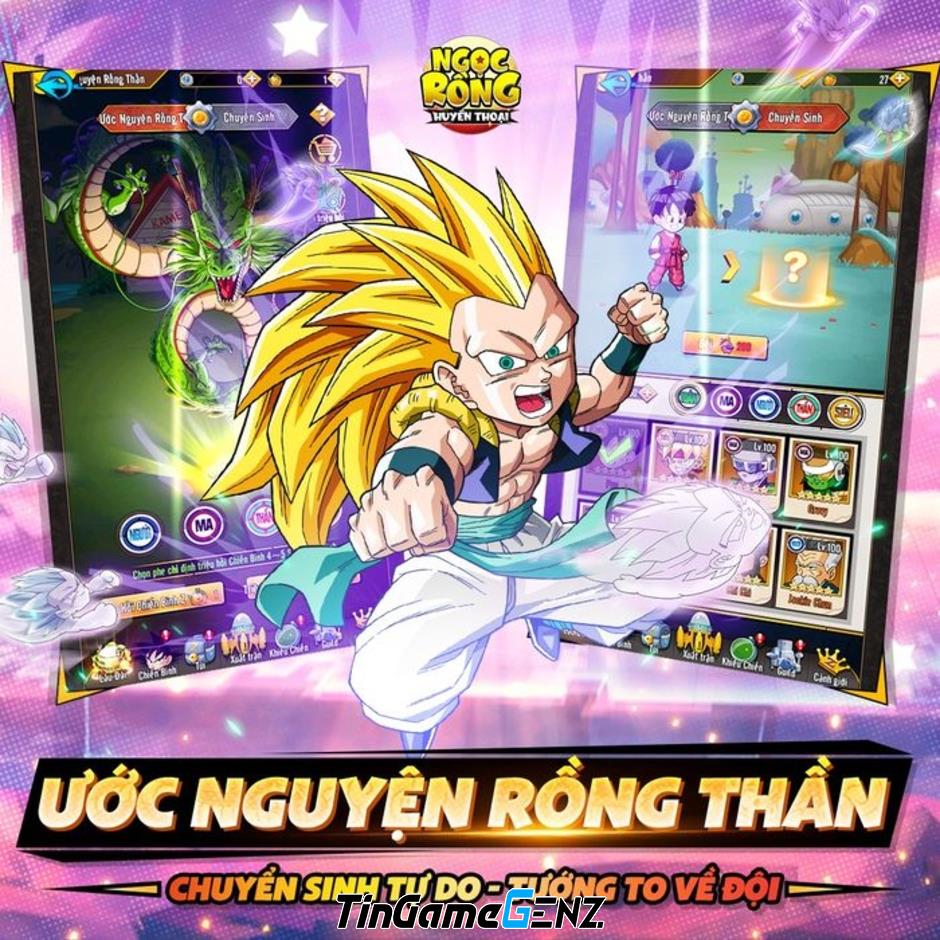 Game đấu tướng Dragon Ball - Ngọc Rồng Huyền Thoại sắp ra mắt