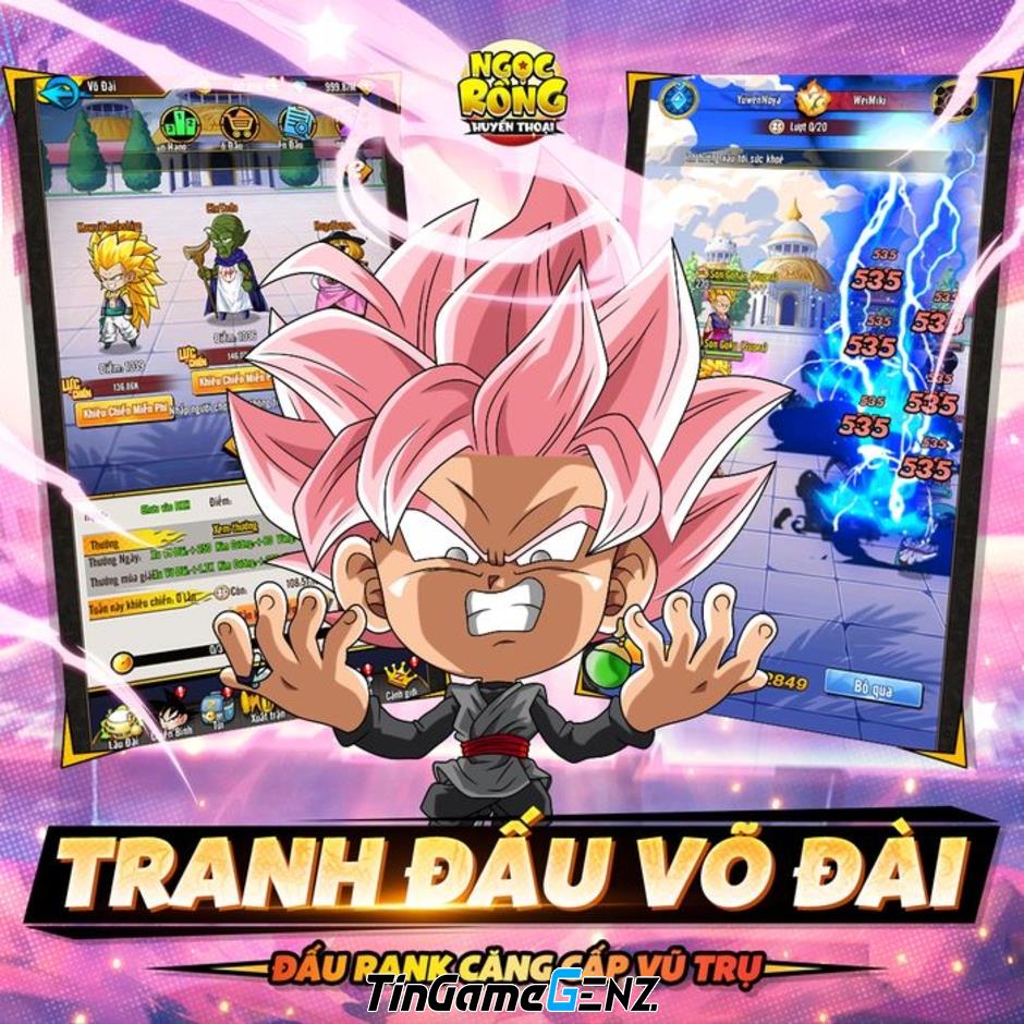 Game đấu tướng Dragon Ball - Ngọc Rồng Huyền Thoại sắp ra mắt