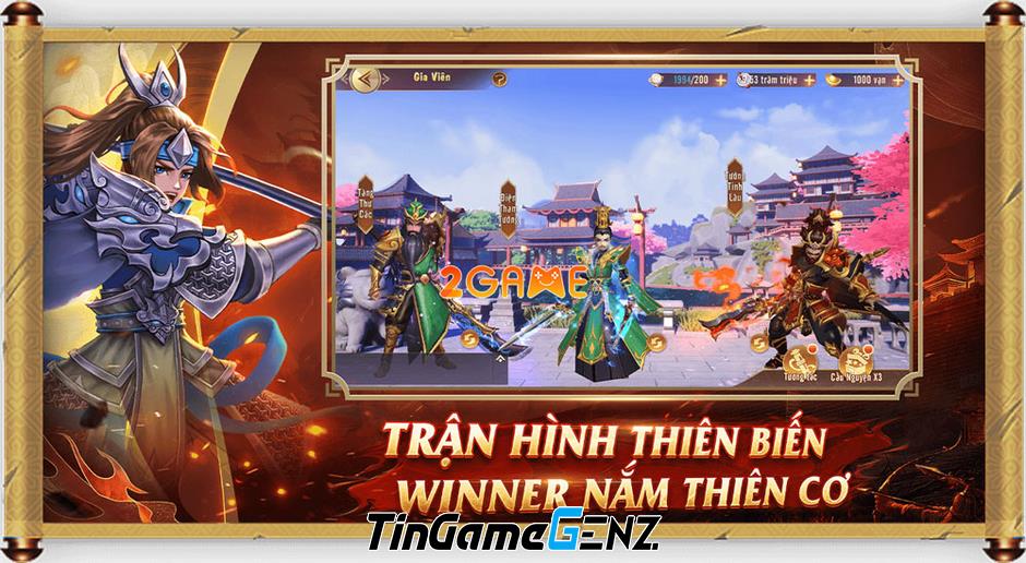 Game đấu tướng Tam Quốc 