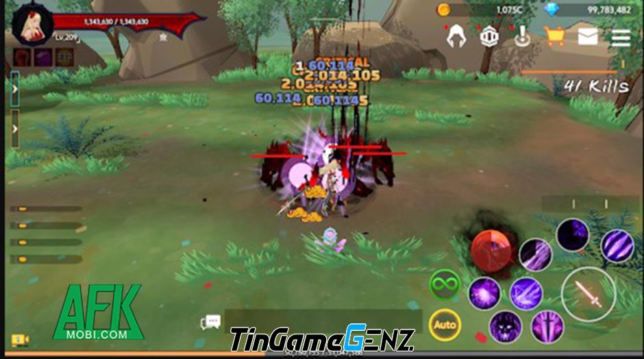 Game Devil Knights Idle: Chiến đấu với cô nàng waifu bốc lửa