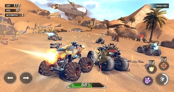 Game đua xe tải RACE: Rocket Arena Car Extreme đạt 50 triệu lượt tải trên Google Play.