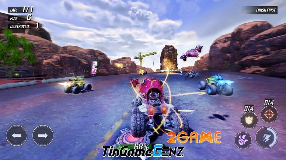 Game đua xe tải RACE: Rocket Arena Car Extreme đạt 50 triệu lượt tải trên Google Play.