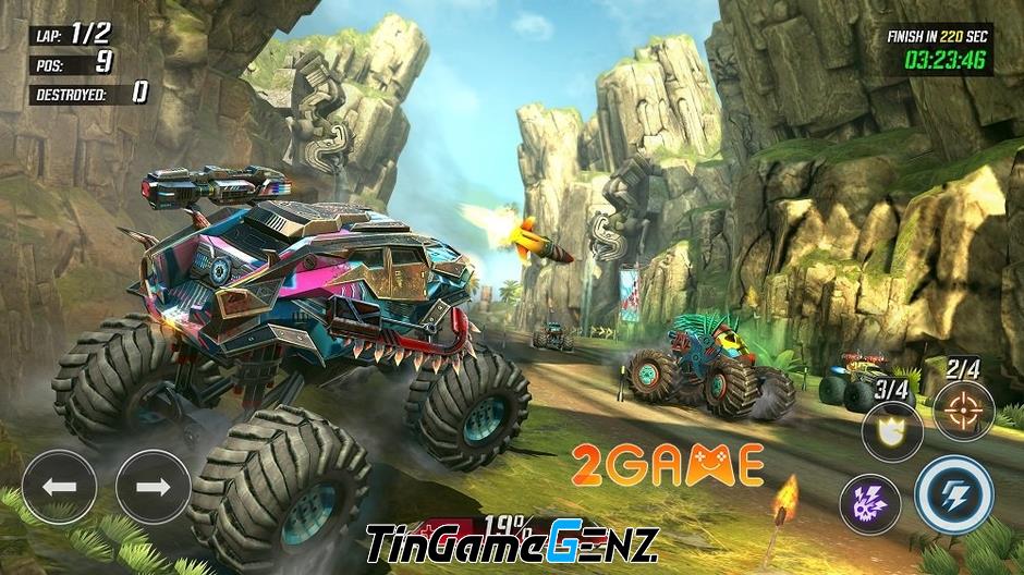 Game đua xe tải RACE: Rocket Arena Car Extreme đạt 50 triệu lượt tải trên Google Play.