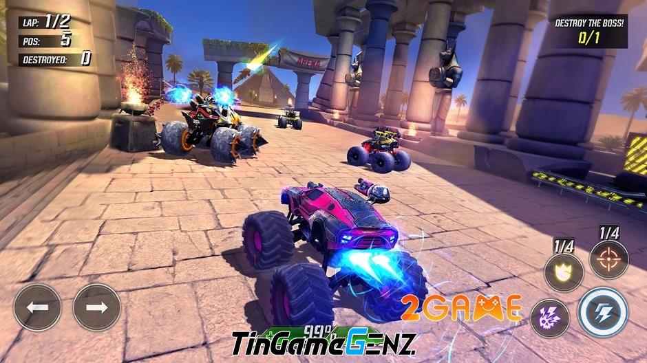 Game đua xe tải RACE: Rocket Arena Car Extreme đạt 50 triệu lượt tải trên Google Play.