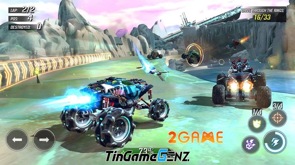 Game đua xe tải RACE: Rocket Arena Car Extreme đạt 50 triệu lượt tải trên Google Play.