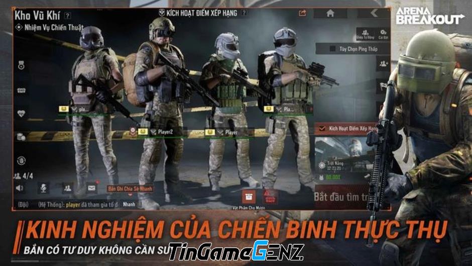 Game FPS hấp dẫn Arena Breakout VNG sắp ra mắt tại Việt Nam