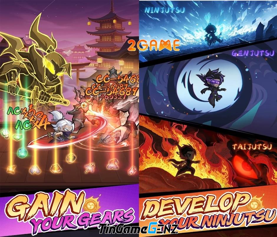 Game Go Go Ninja: Khám phá thế giới Ninja và mở rương đầy bí ẩn